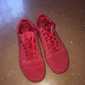 Red Checkered Vans